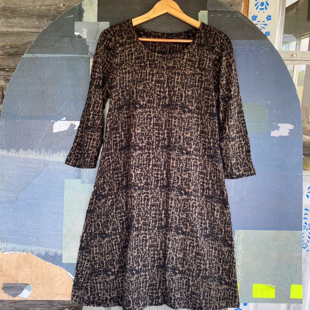 La Fée Maraboutée long sleeve midi dress